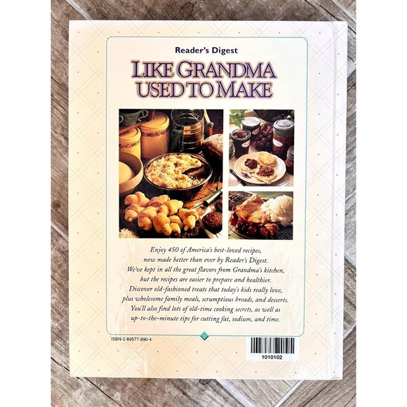 Like Grandma Used To Make Cookbook Treasure Recipe Book Hardback Reader's Digest - Picture 3 of 16